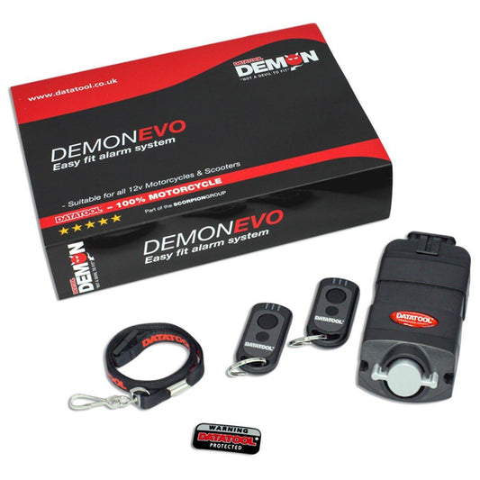 Datatool Demon Evo Compact Self Fit Alarm - Black