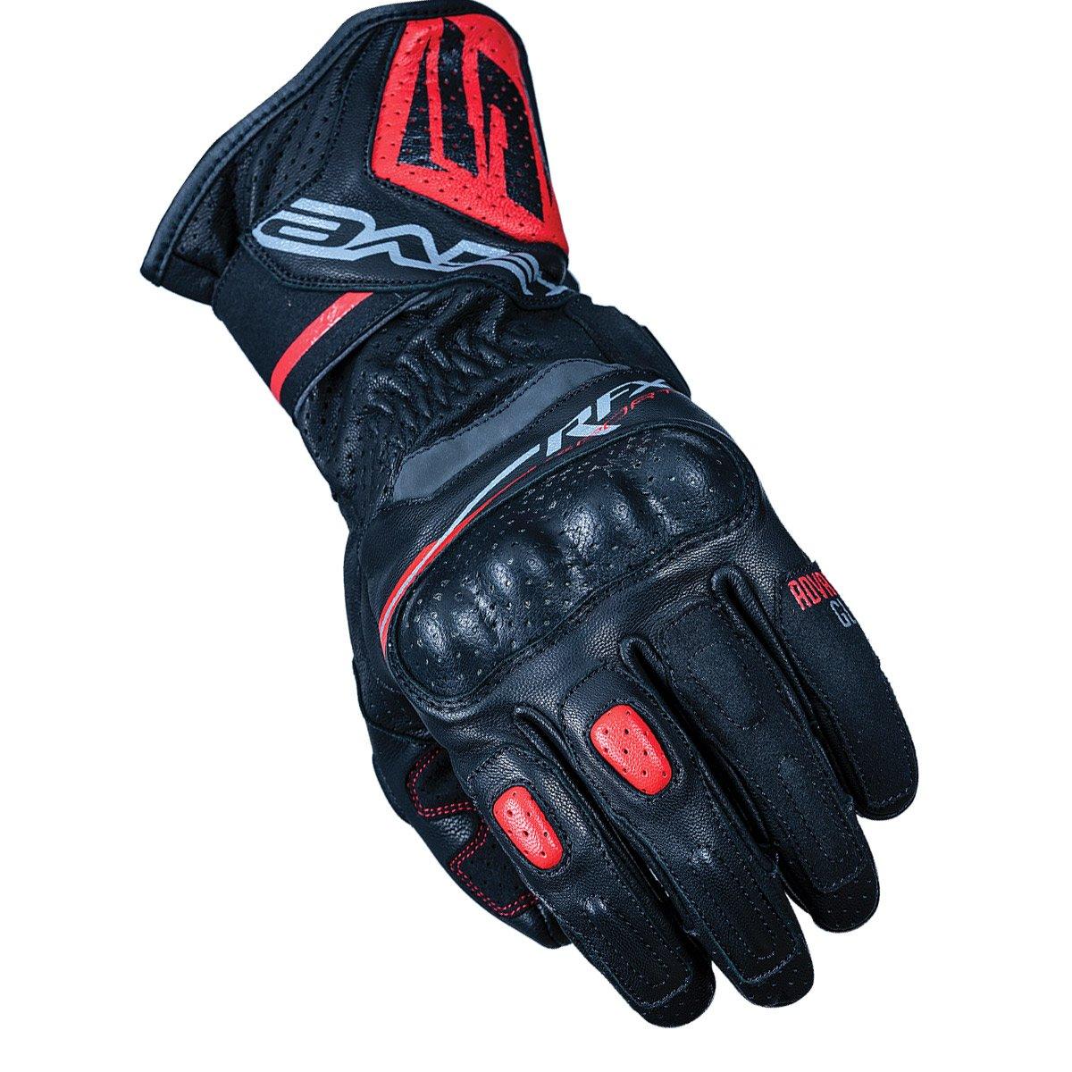 Five RFX Sports Gloves Black Red XXL
