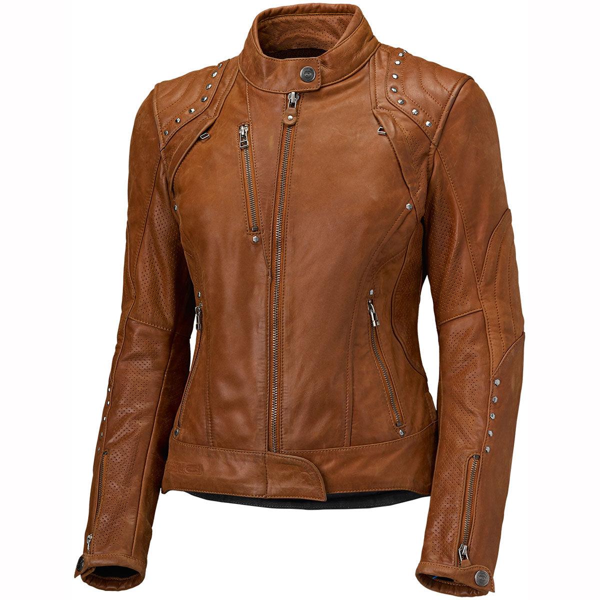 Held 5827 Asphalt Queen Leather Jacket Ladies Tan 46