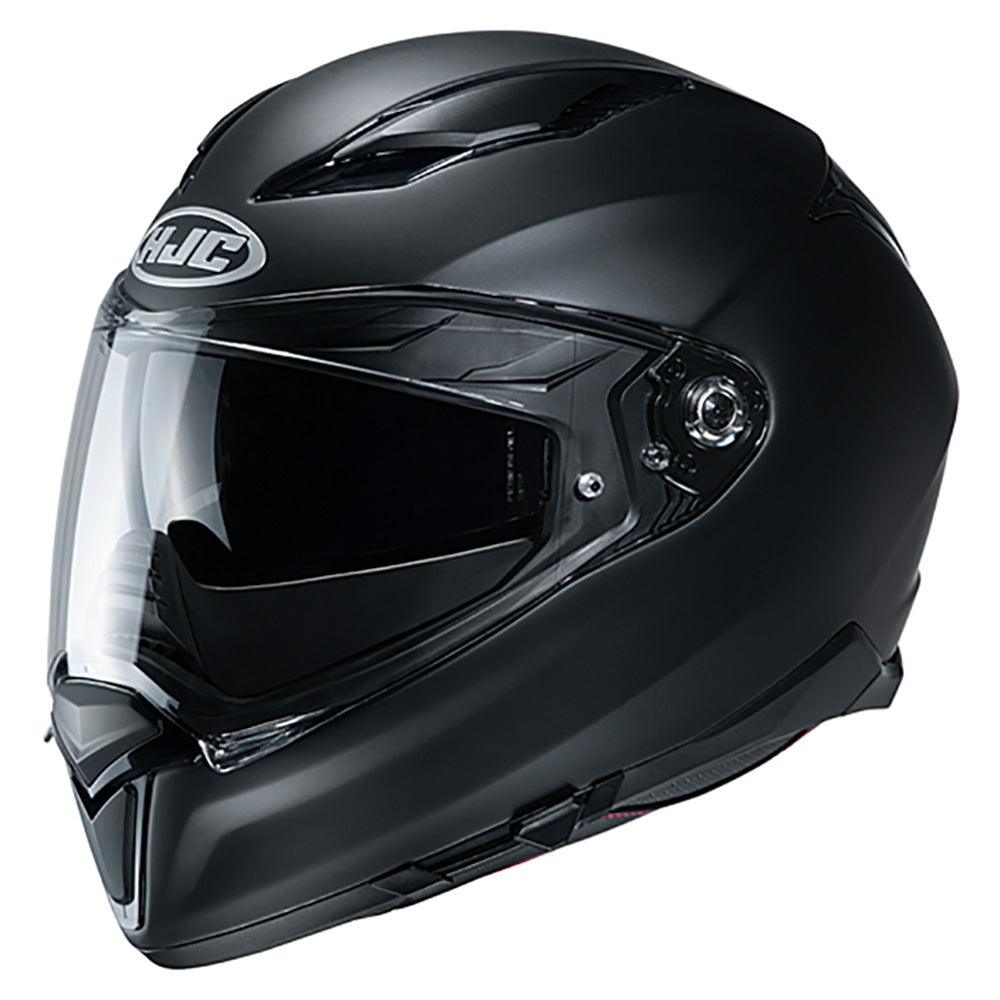 HJC F70 Helmet - Matt Black - Browse our range of Helmet: Full Face - getgearedshop 