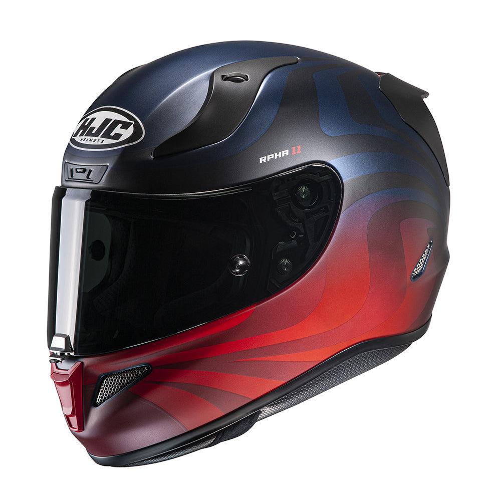 HJC RPHA 11 Eldon Helmet - Blue Red - Browse our range of Helmet: Full Face - getgearedshop 