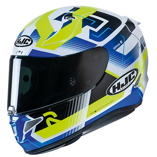 HJC RPHA 11 Nectus Helmet - Blue Fluo - Browse our range of Helmet: Full Face - getgearedshop 