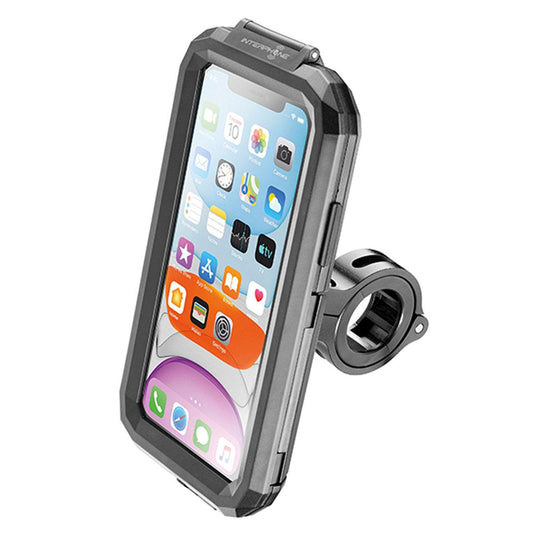 Interphone Armor Handlebar Phone Holder Universal 6 inch - Black - Browse our range of Accessories: Phone Holders - getgearedshop 