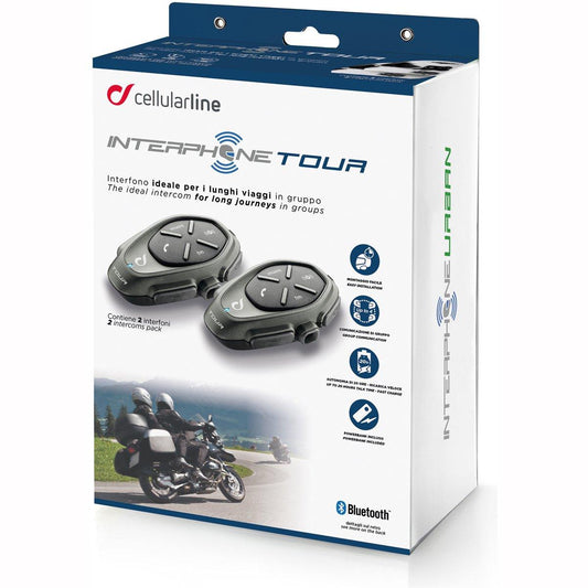 Interphone Tour - Twin Pack - Browse our range of Accessories: Headsets - getgearedshop 