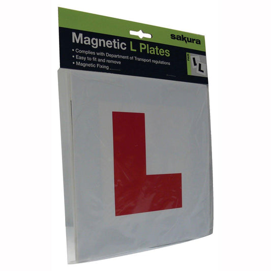L-Plate Magnetic Strip White - Browse our range of Accessories: CBT L-Plates - getgearedshop 