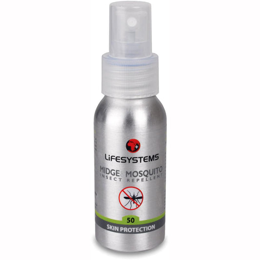 Lifesystems Expedition Midge Repellent Spray - 50ml - Browse our range of Accessories: Travel - getgearedshop 