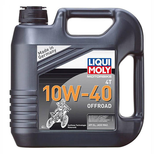 Liqui Moly 10W40 Oil 4 Stroke Mineral Basic Offroad - Clear - Browse our range of Care: Oils & Liquids - getgearedshop 