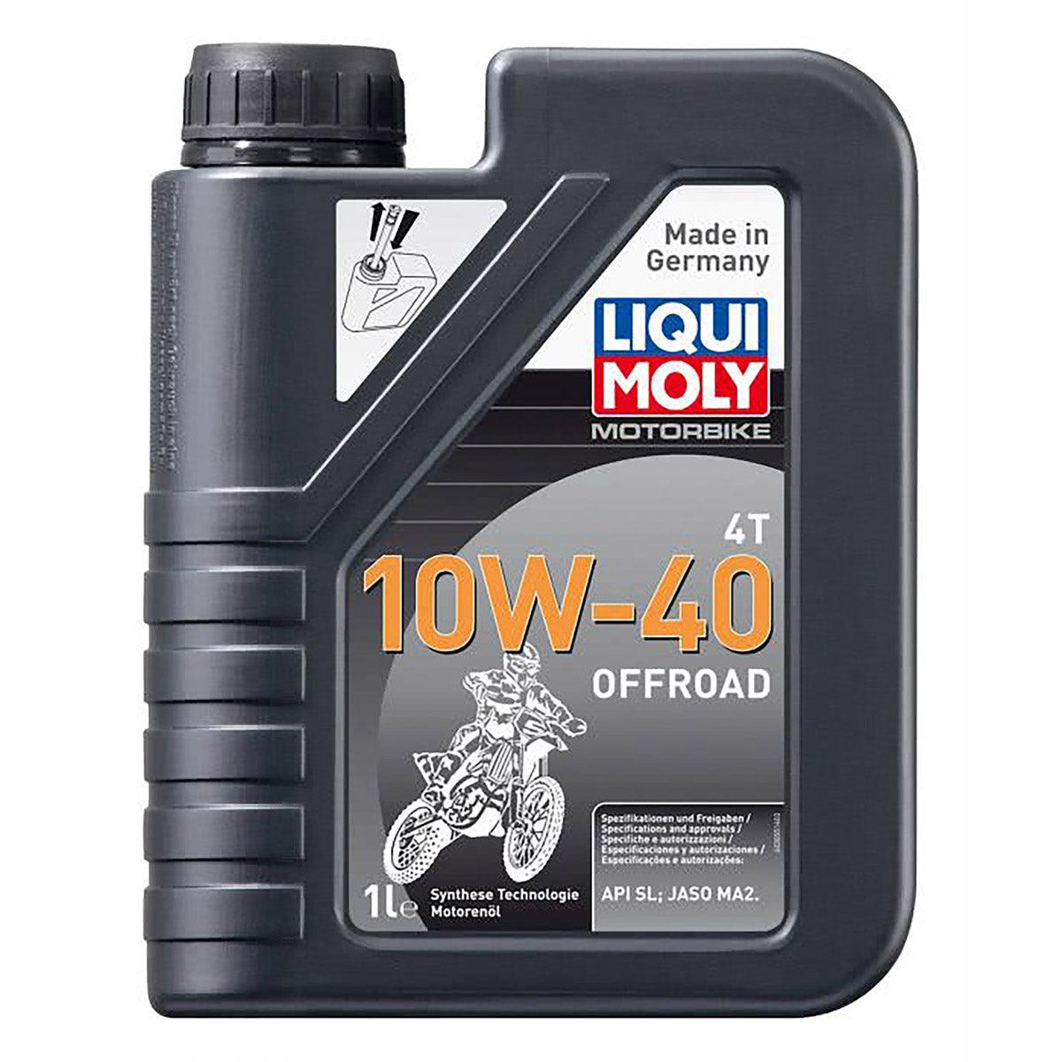 Liqui Moly 10W40 Oil 4 Stroke Mineral Basic Offroad - Clear - Browse our range of Care: Oils & Liquids - getgearedshop 