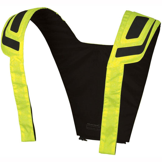 Macna High-Viz Vest Vision N Night Eye Yellow Neon - Browse our range of Clothing: Accessories - getgearedshop 