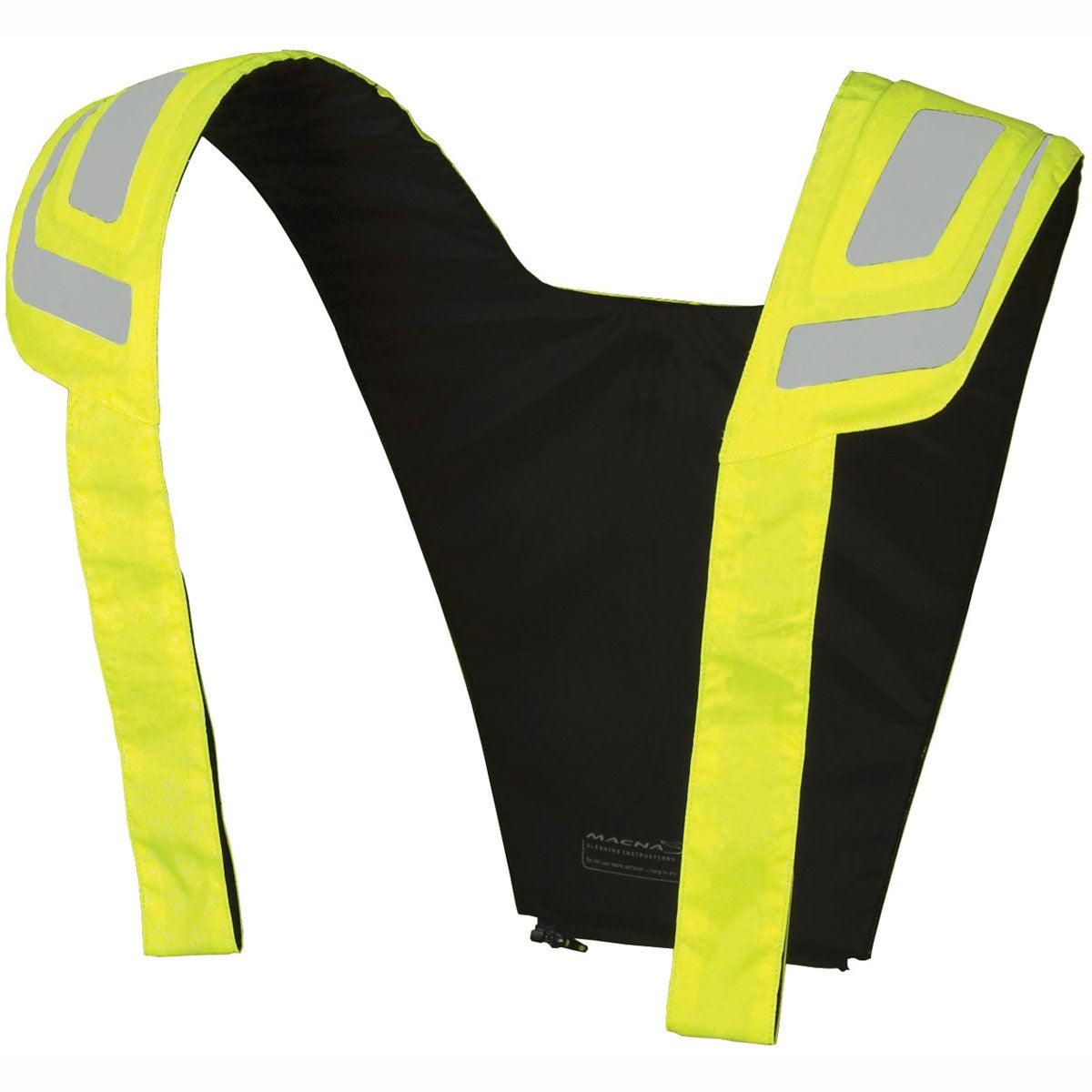Macna High-Viz Vest Vision N Night Eye Yellow Neon - Browse our range of Clothing: Accessories - getgearedshop 