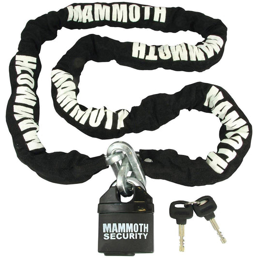 Mammoth Lock and Chain 10 X 10 X 1800MM - Black