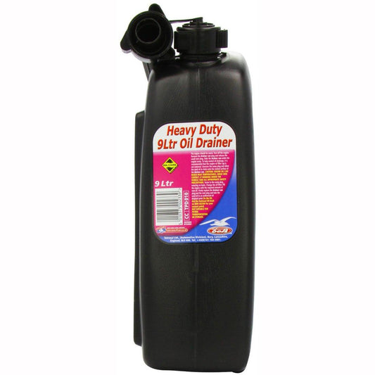 Motorcycle Oil Drain Can - 9litres - Browse our range of Accessories: Travel - getgearedshop 