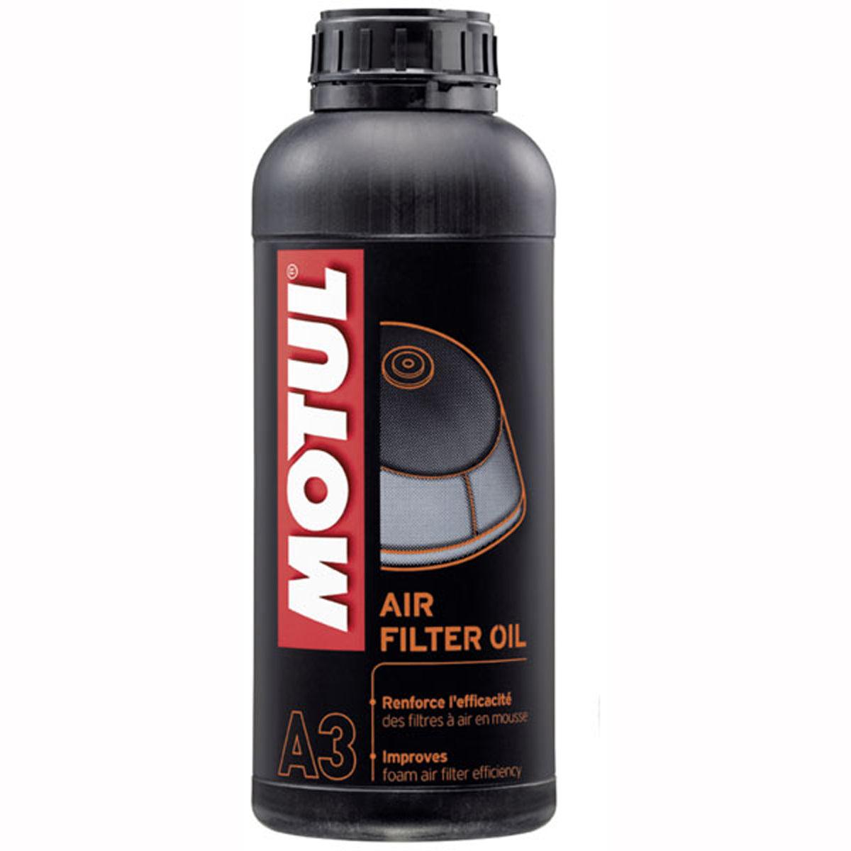 Motul A3 Air Filter Oil - 1L - Browse our range of Care: Oils & Liquids - getgearedshop 