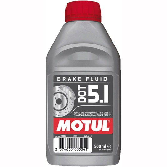 Motul DOT 5.1 Brake Fluid - 500ml - Browse our range of Care: Oils & Liquids - getgearedshop 