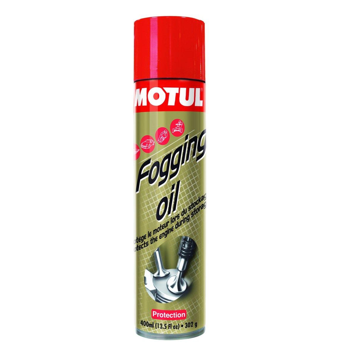 Motul Fogging Oil Spray 400ml - Gold Red - Browse our range of Care: Oils & Liquids - getgearedshop 
