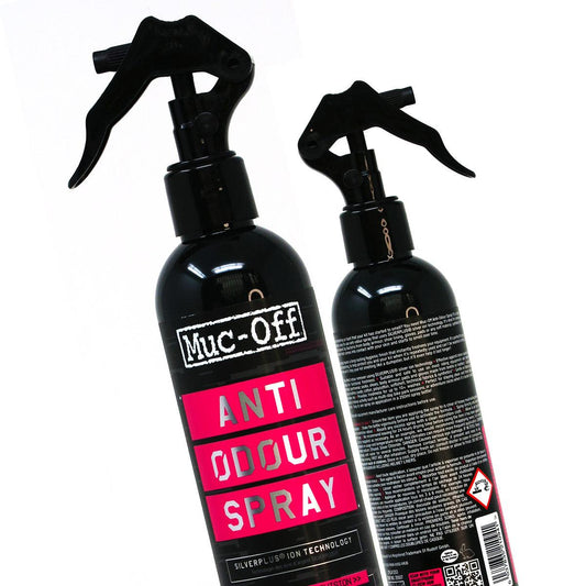 Muc-Off Anti-Odour Spray - 250ml - Clear - Browse our range of Clothing: Care - getgearedshop 