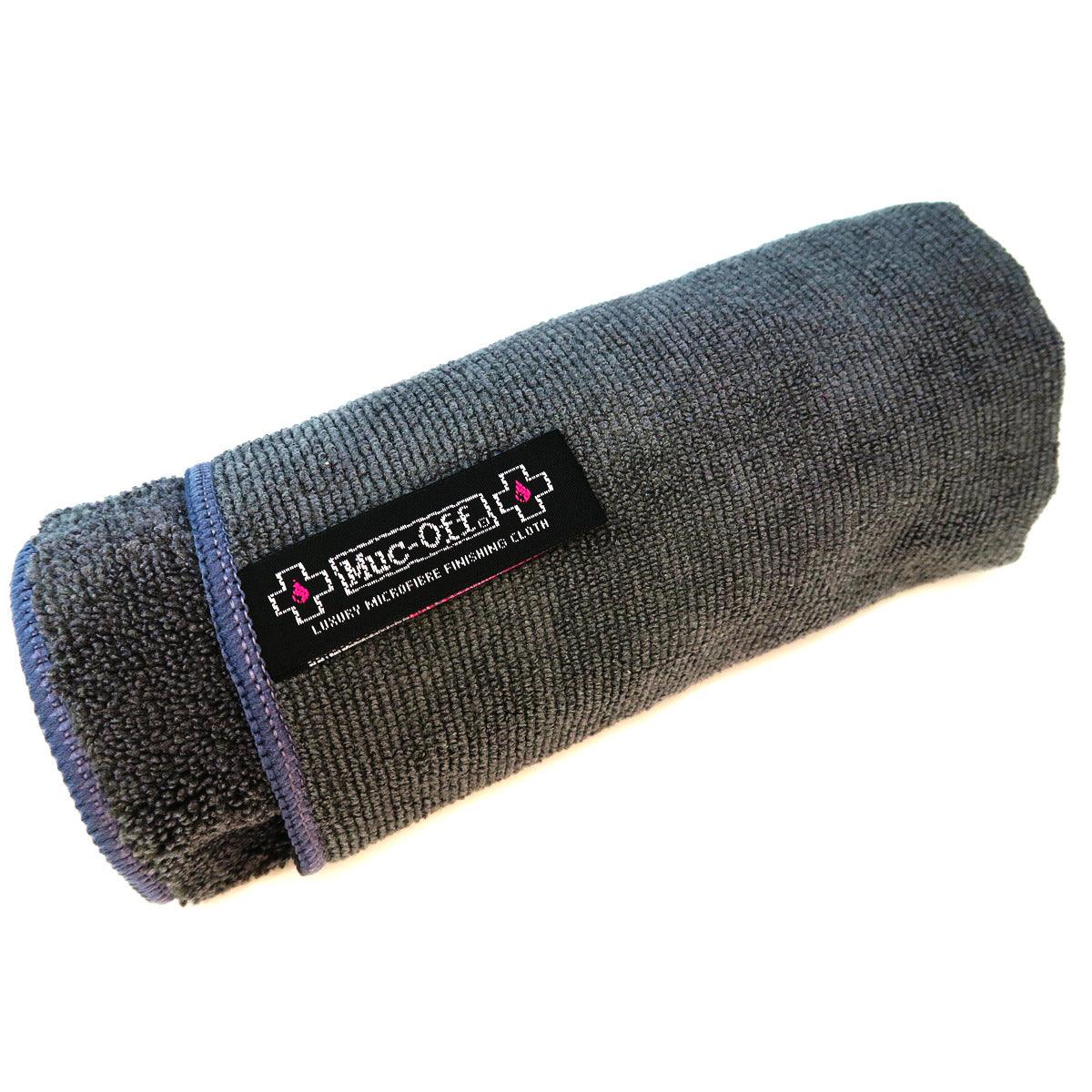 Muc-Off Luxury Microfibre Polishing Cloth - Grey - Browse our range of Care: Brushes & Cloths - getgearedshop 