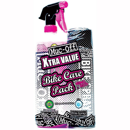Muc-Off Motorcycle Care Pack - Pink - Browse our range of Care: Cleaning - getgearedshop 