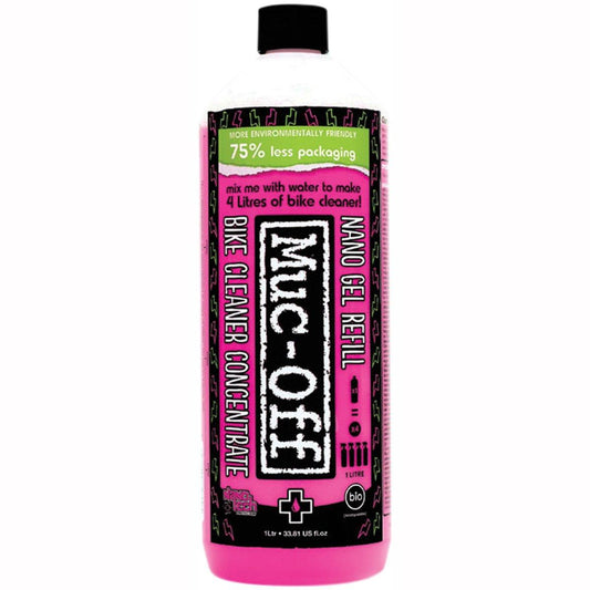 Muc-Off Nano Gel Concentrate 1L - Pink - Browse our range of Care: Cleaning - getgearedshop 