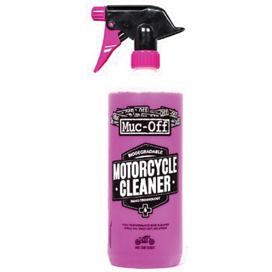 Muc-Off Nano Tech Cleaner Spray 1 Litre bottle: Nothing gets rid of mud and grime off your bike easier than the Muc-Off Nano Tech Bike Cleaner.