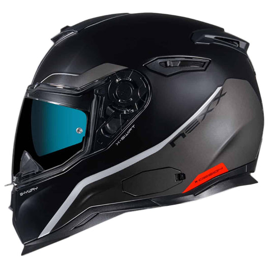 Nexx SX.100 Helmet Skyway Full-Face: Your next motorbike helmet with drop down v