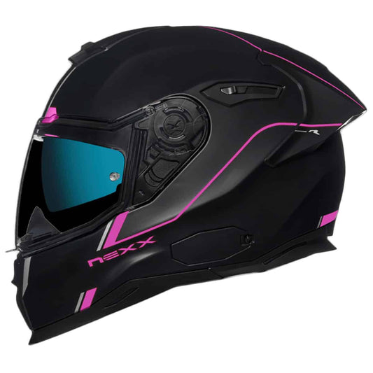Nexx SX.100R Frenetic Full Face Helmet: A sporty entry-point motorbike helmet with great aero-dynamics