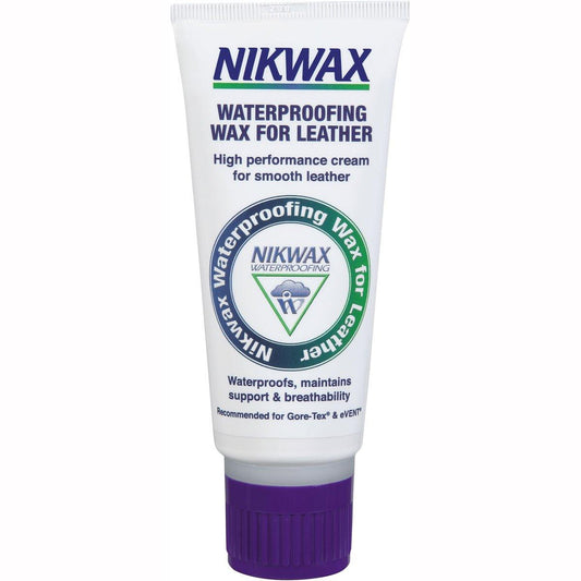 Nikwax Leather Waterproof Wax Cream 100ml - Browse our range of Leathers: Care - getgearedshop 