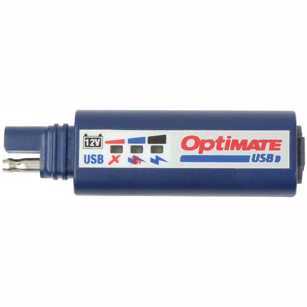 Optimate Universal USB Charger (SAE Connector) - Black - Browse our range of Care: Chargers - getgearedshop 