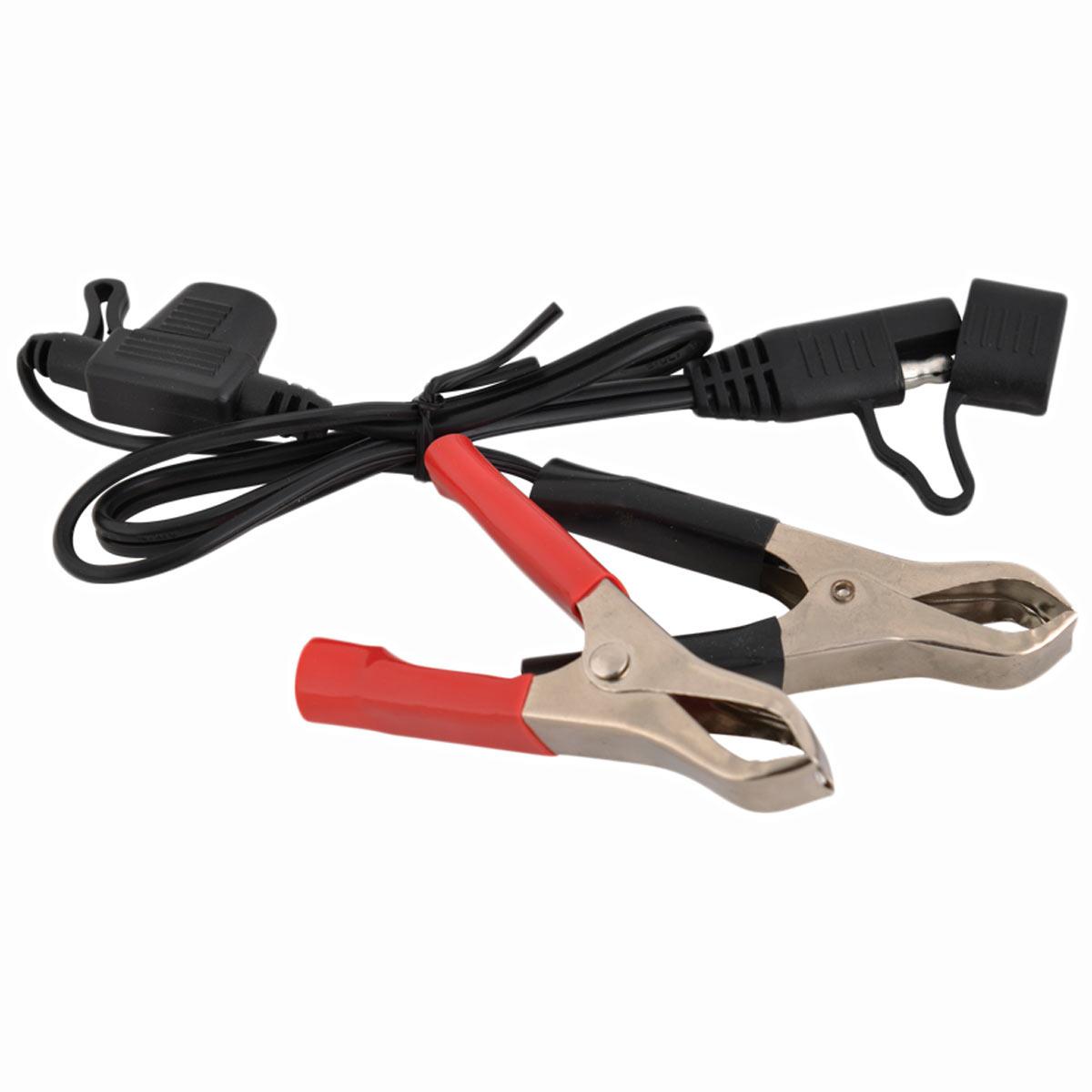 Oxford 0.5m Crocodile Clips To Oximiser Cable - SAE Connection - Browse our range of Care: Chargers - getgearedshop 