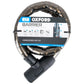 Oxford Barrier Armoured Cable 1.4m x 25mm - Black