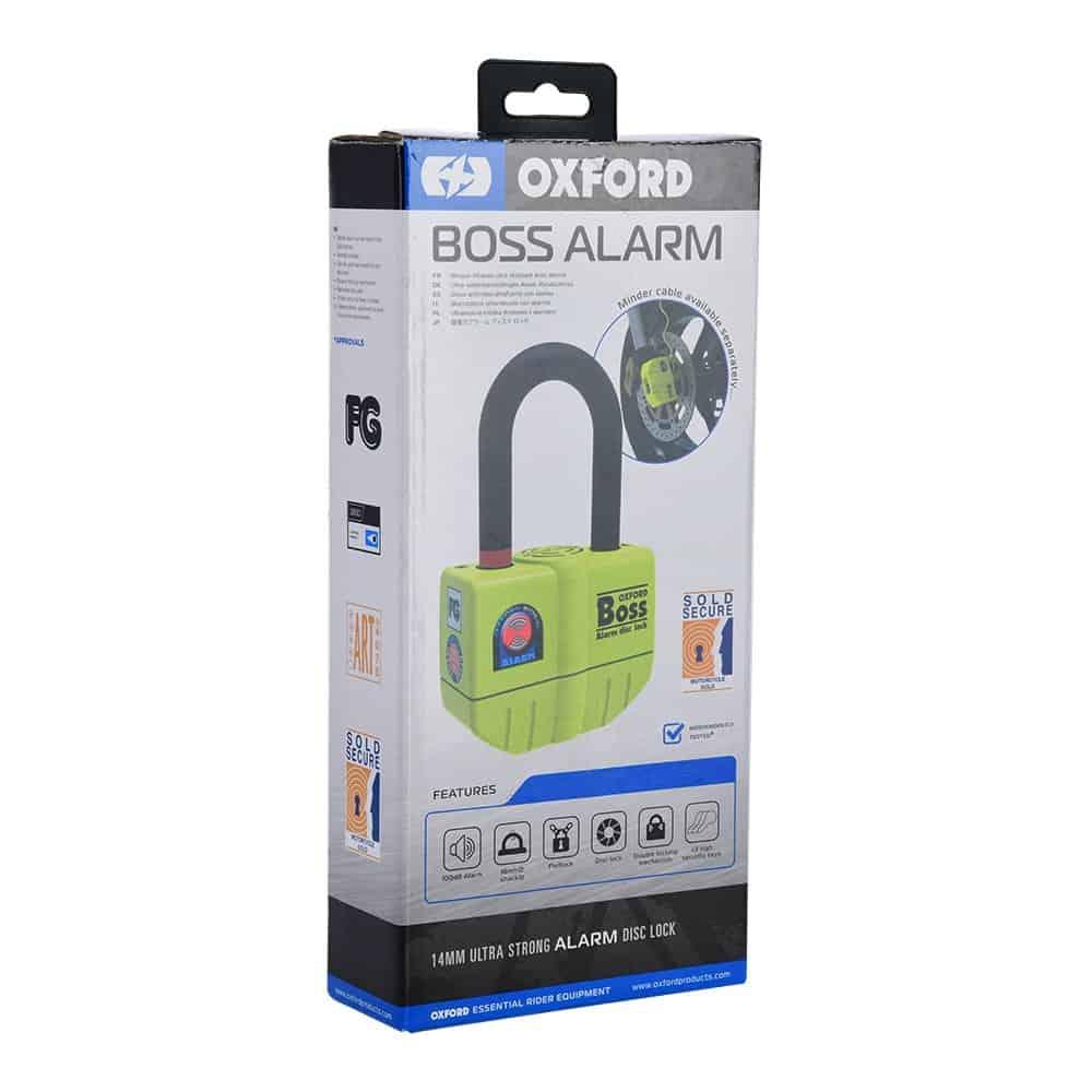Oxford Big Boss Alarm 16mm - Disc Lock - Browse our range of Accessories: Security - getgearedshop 