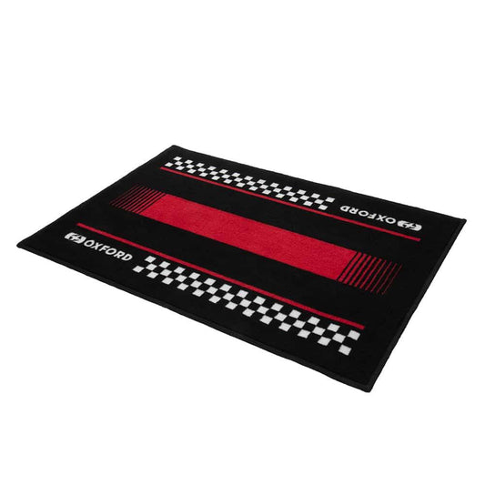Oxford Door Mat 90cm x 60cm - Pitlane Red - Browse our range of Accessories: Home - getgearedshop 