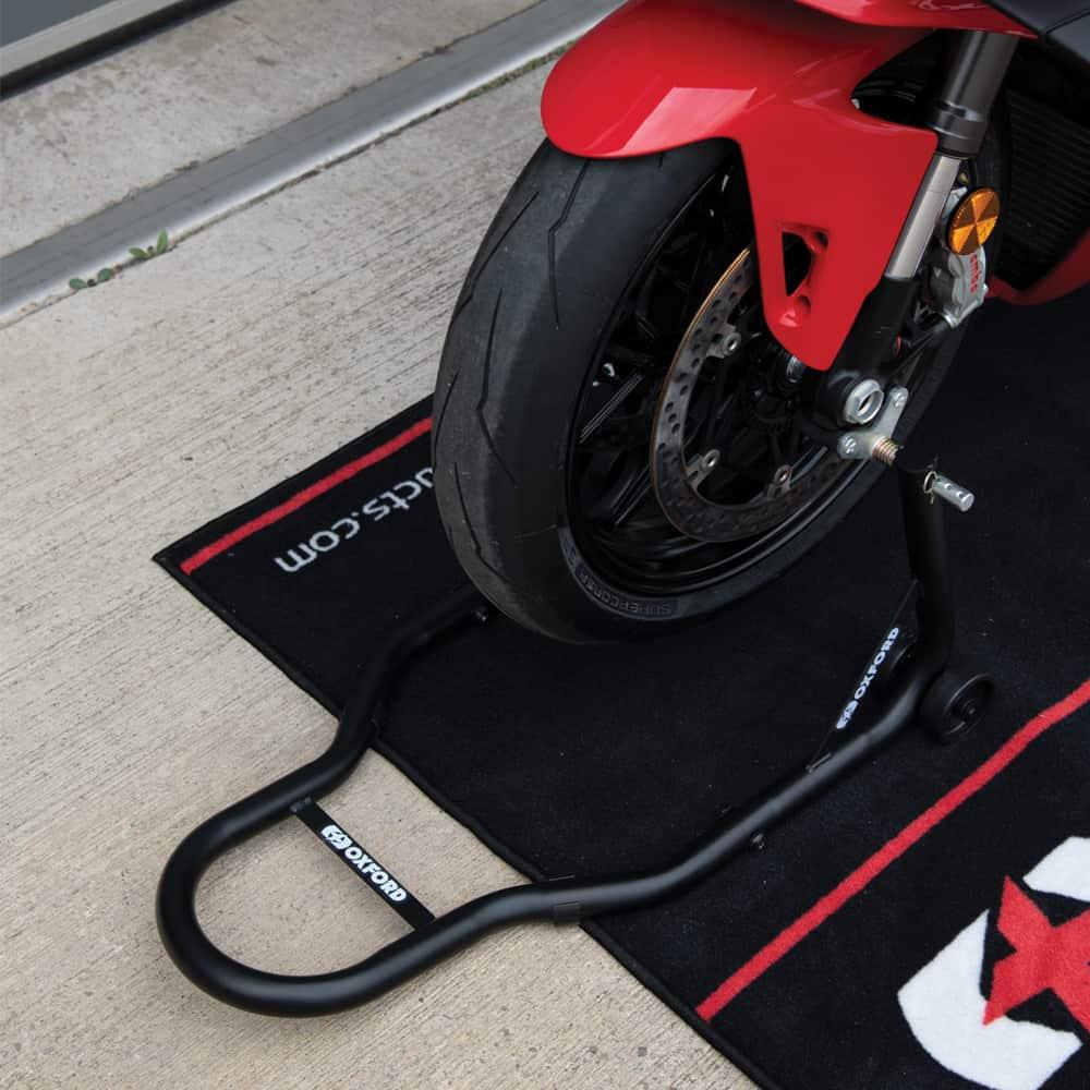 Oxford Front Paddock Stand - Black - Browse our range of Accessories: Stands & Ramps - getgearedshop 