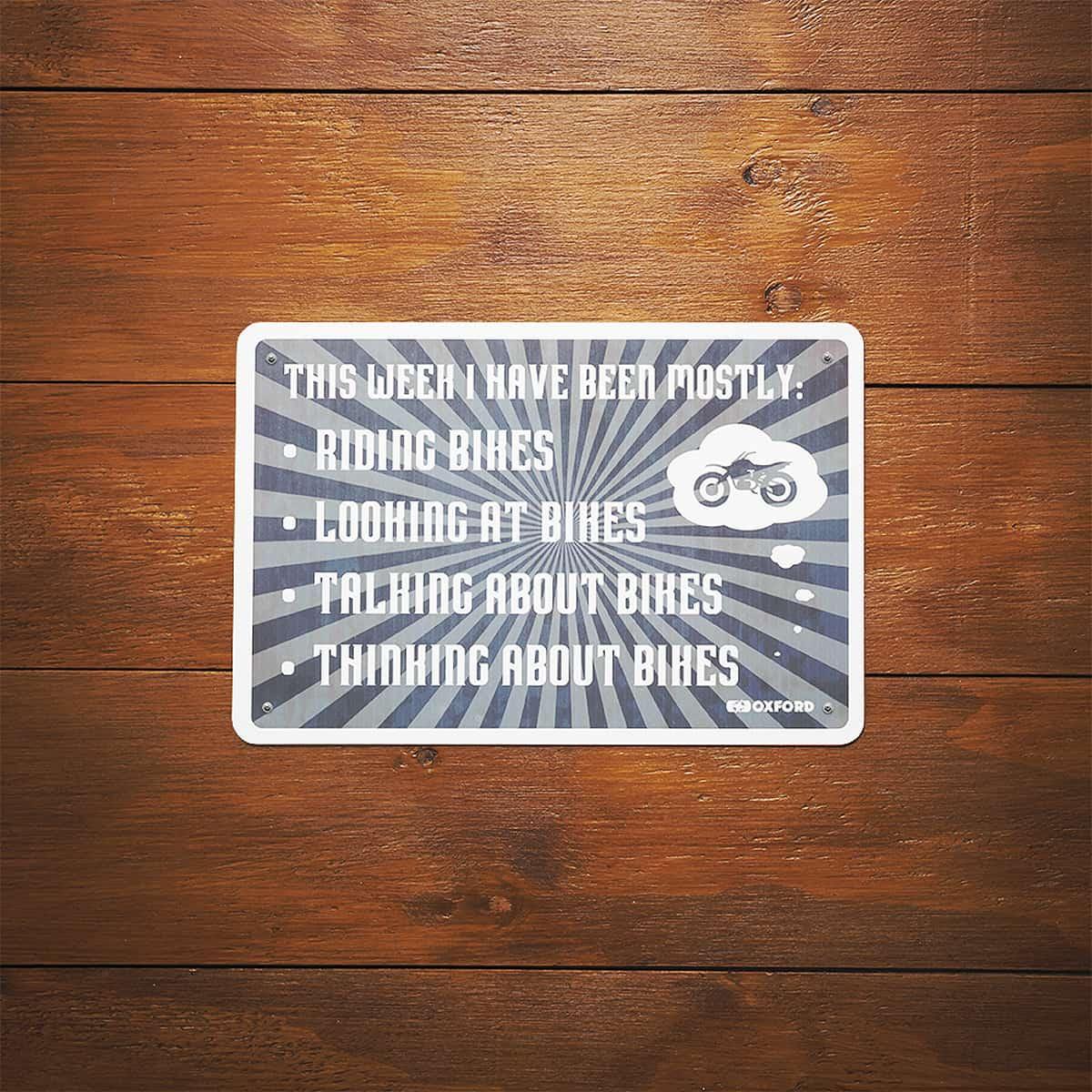 Oxford Garage Metal Signs - This Week - Browse our range of Accessories: Home - getgearedshop 