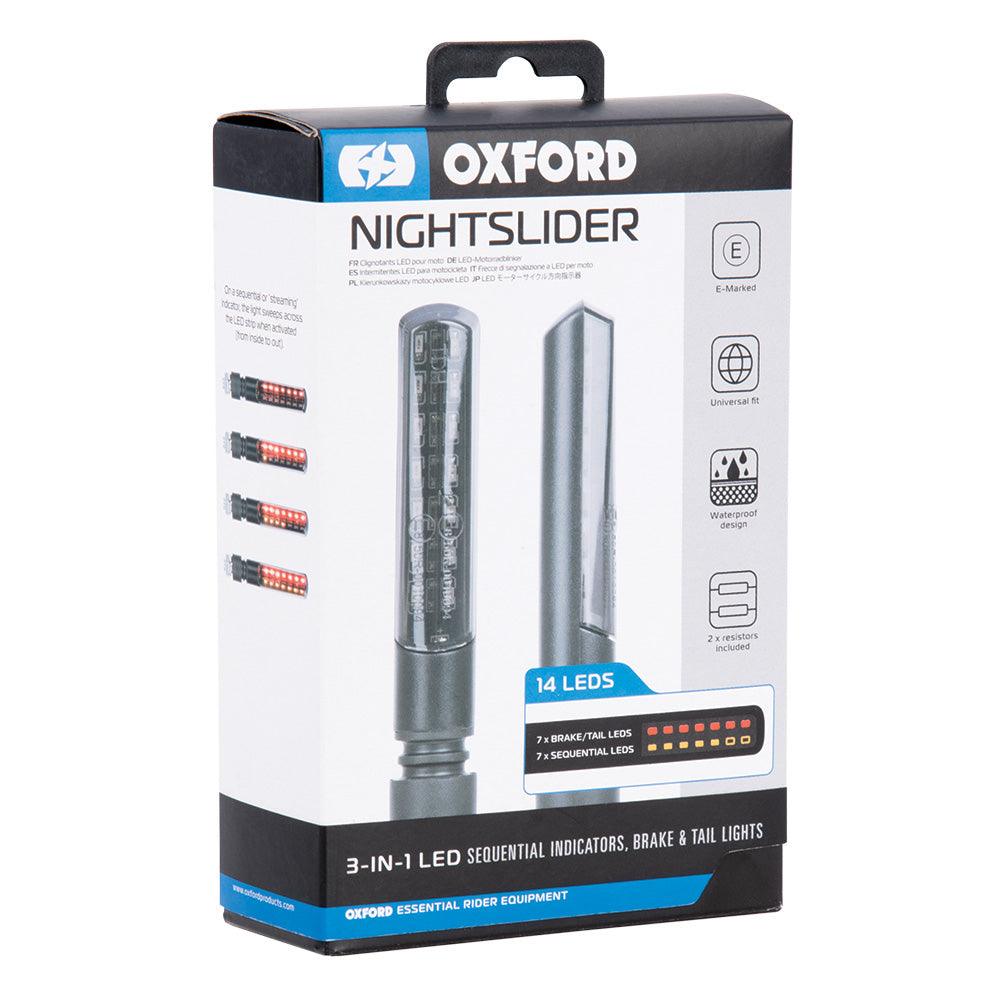 Oxford Nightslider 3-in-1 LED Indicators Rear - Browse our range of  - getgearedshop 