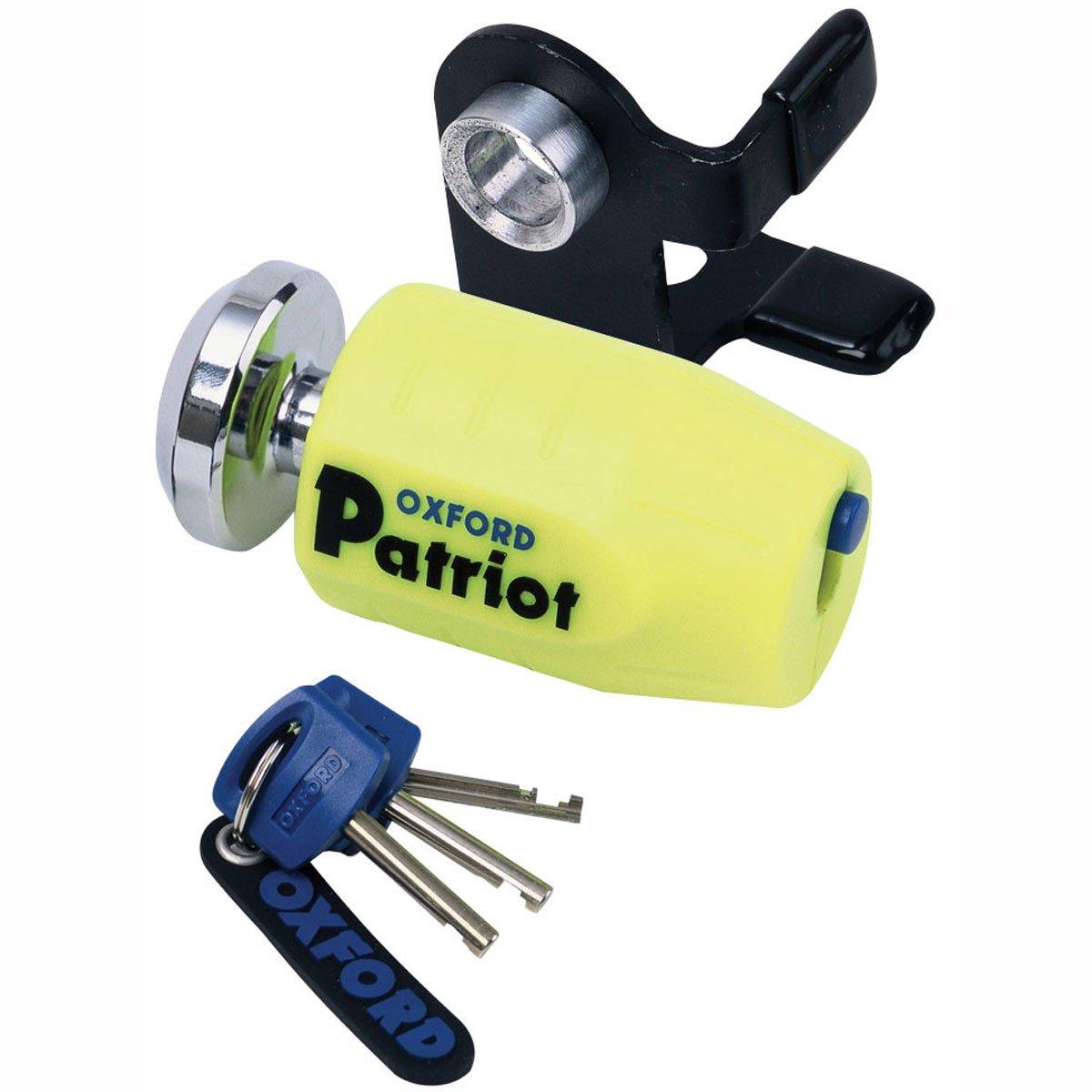 Oxford Patriot Ultra Strong Disc Lock - 14mm Short Pin