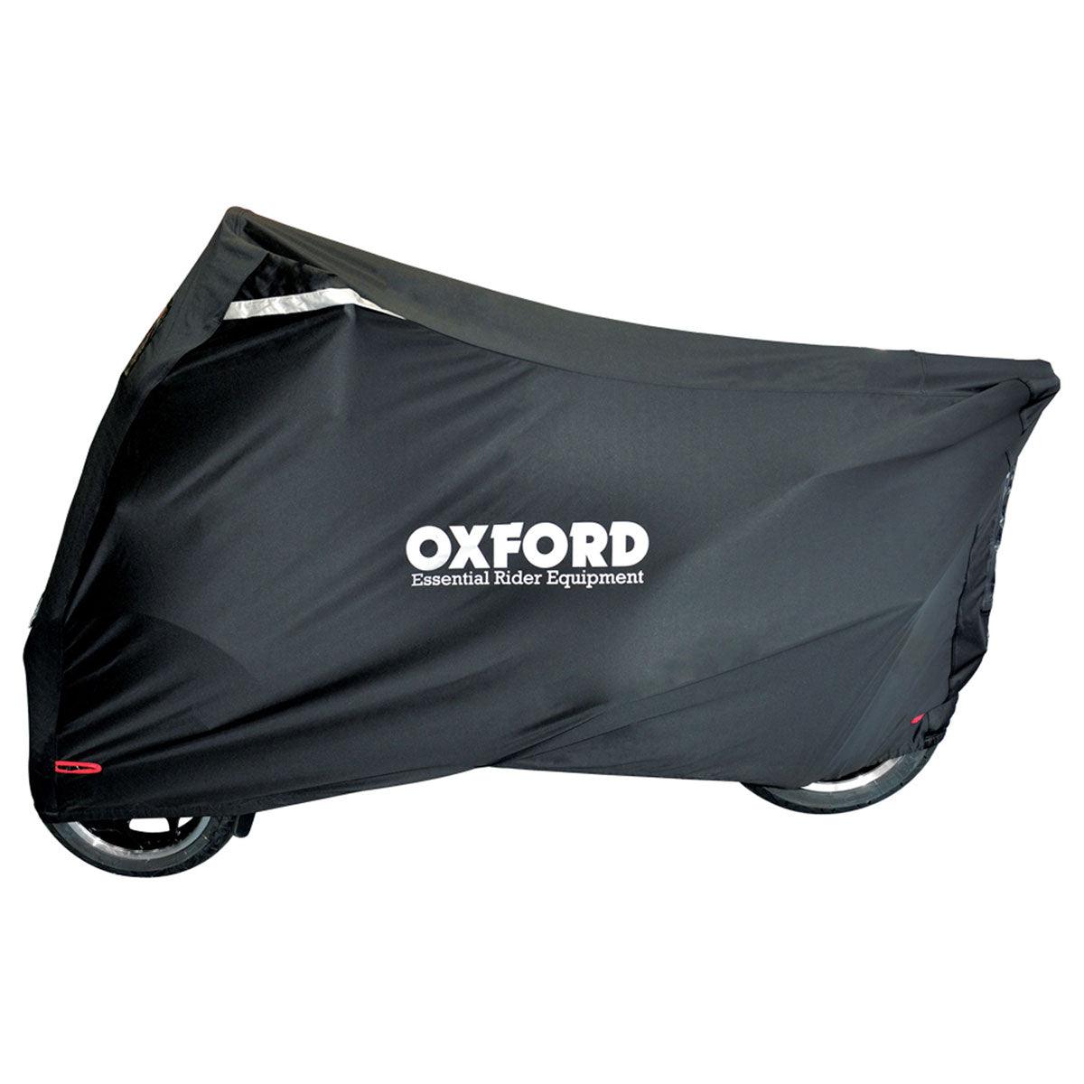 Oxford Protex Stretch Motorcycle Cover for Three Wheel Bikes - Black - Vehicle Covers