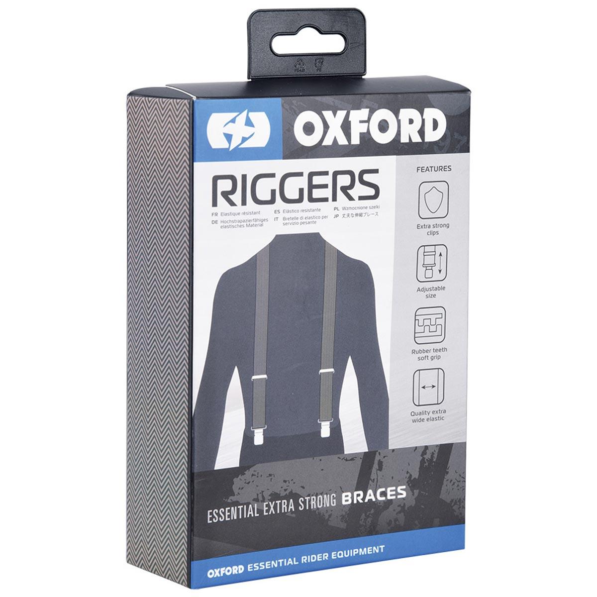 Oxford Riggers Braces Heavy Duty - Herringbone - Browse our range of Clothing: Accessories - getgearedshop 