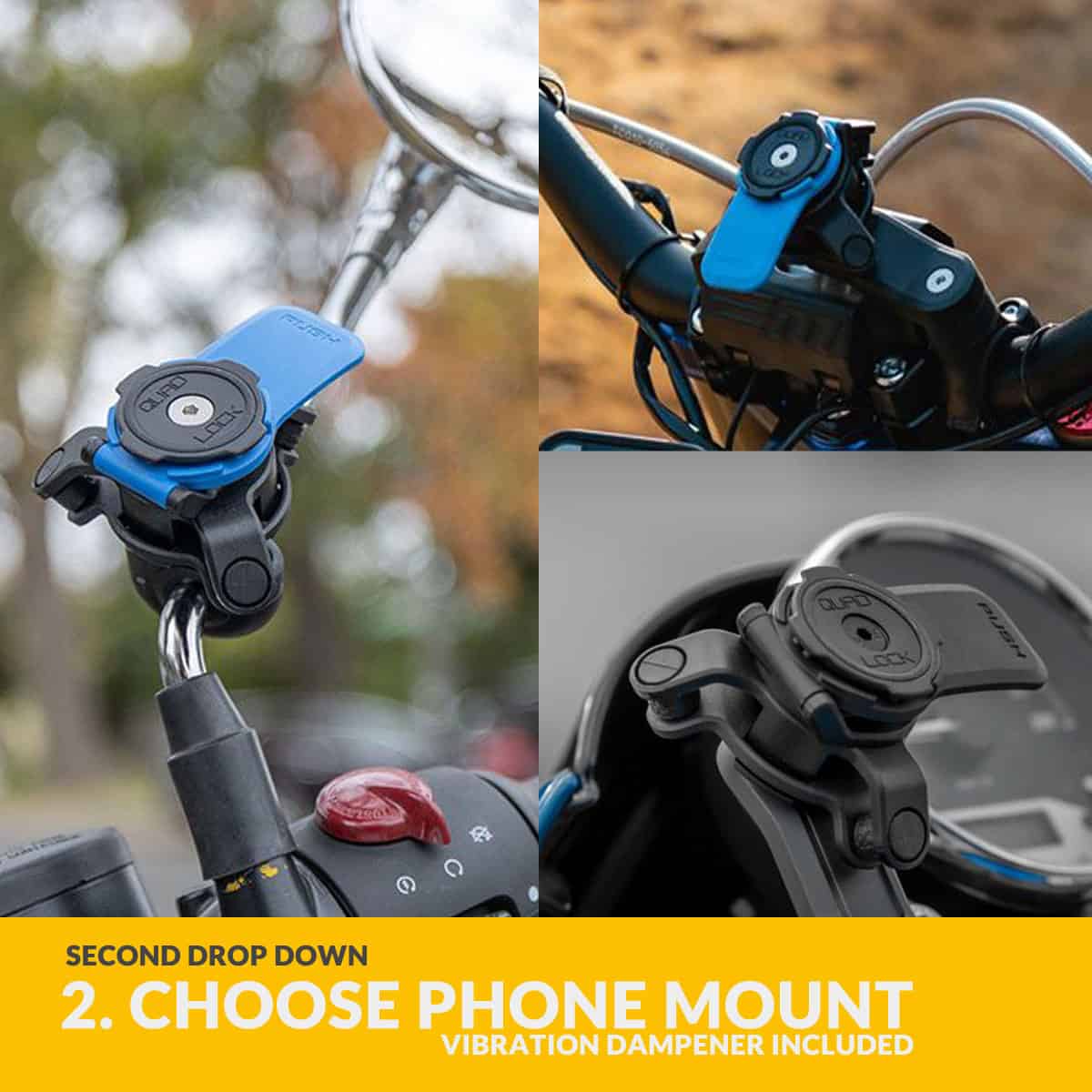 Motorcycle Mount Quad Lock®