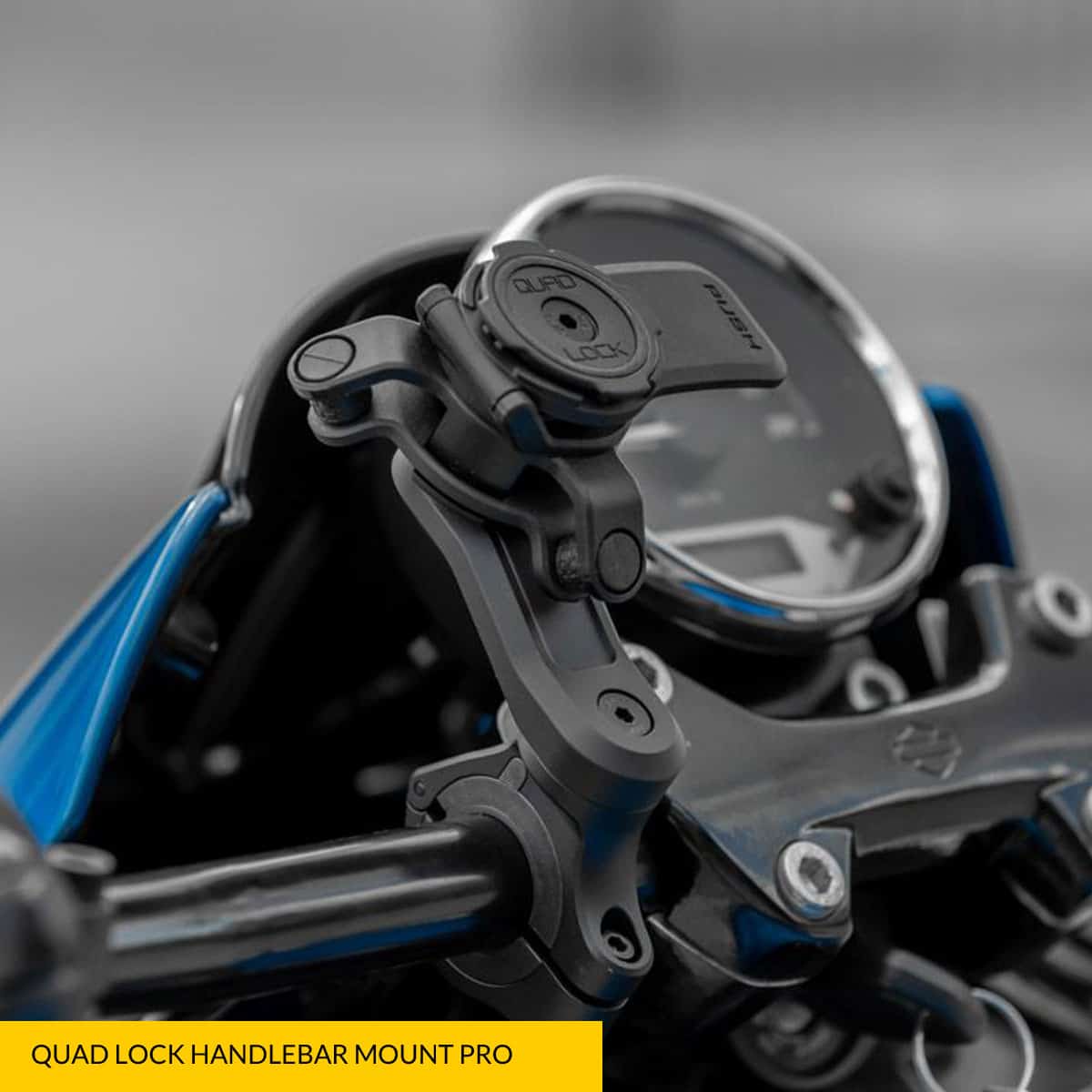 Quad Lock Handlebar Mount: "Unit is great, easy to install, holds phone secure and easily adjusted to view when riding."