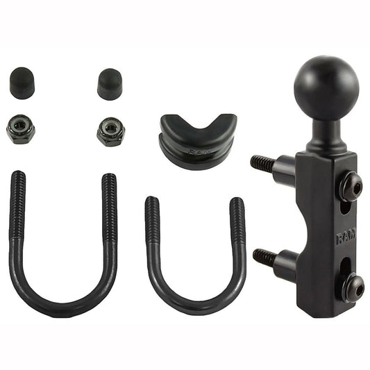 Ram Motorcycle Handlebar Mount with 1 Inch Ball - Black - Browse our range of Accessories: Phone Holders - getgearedshop 