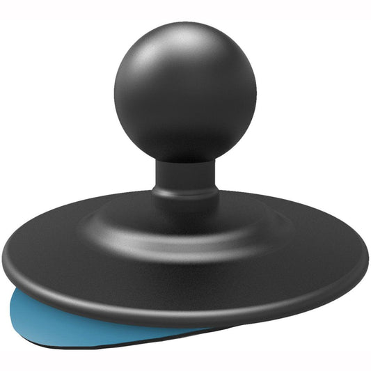Ram Mount Adhesive Base with 1 Inch Ball - Black - Browse our range of Accessories: Phone Holders - getgearedshop 