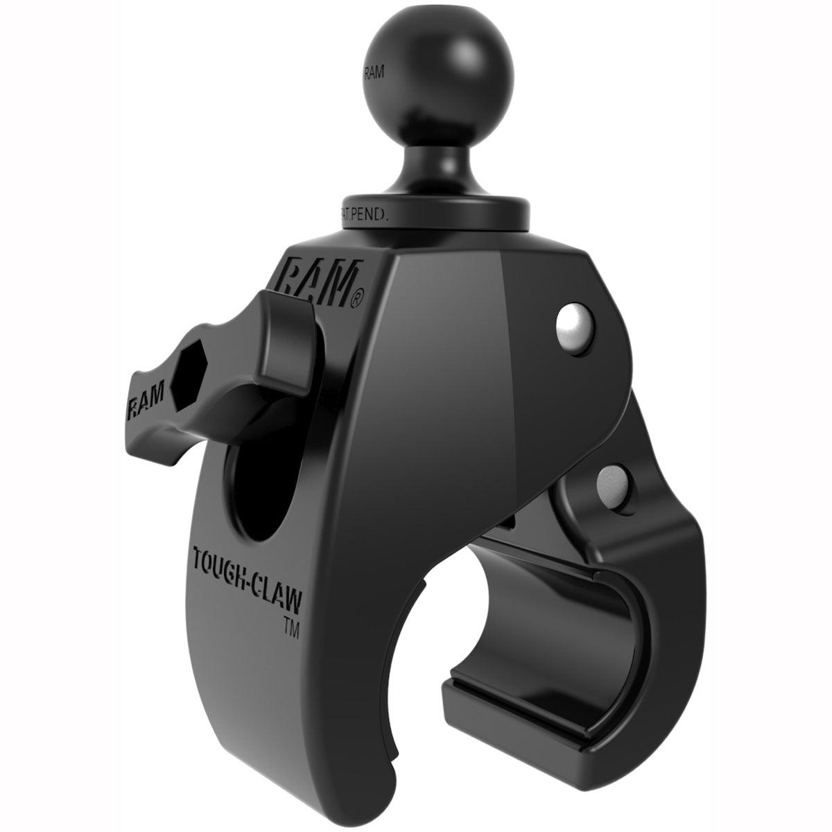 Ram Mount Tough-Claw Base 1 Inch Ball - Black - Browse our range of Accessories: Phone Holders - getgearedshop 
