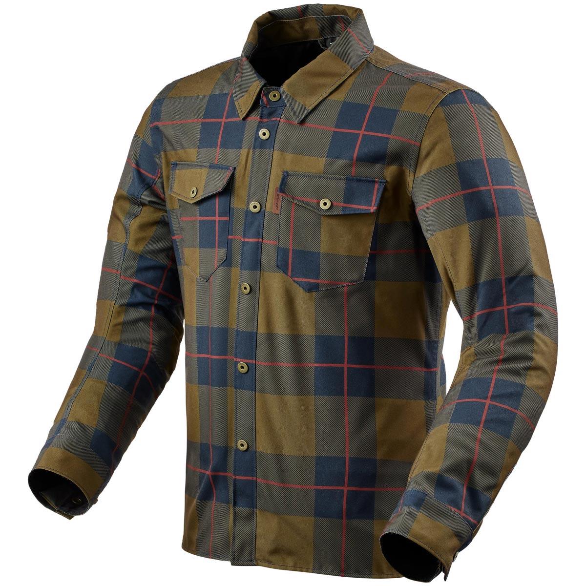 Rev It! Bison 2 H2O Overshirt WP - Ocher Yellow - Browse our range of Clothing: Overshirts - getgearedshop 