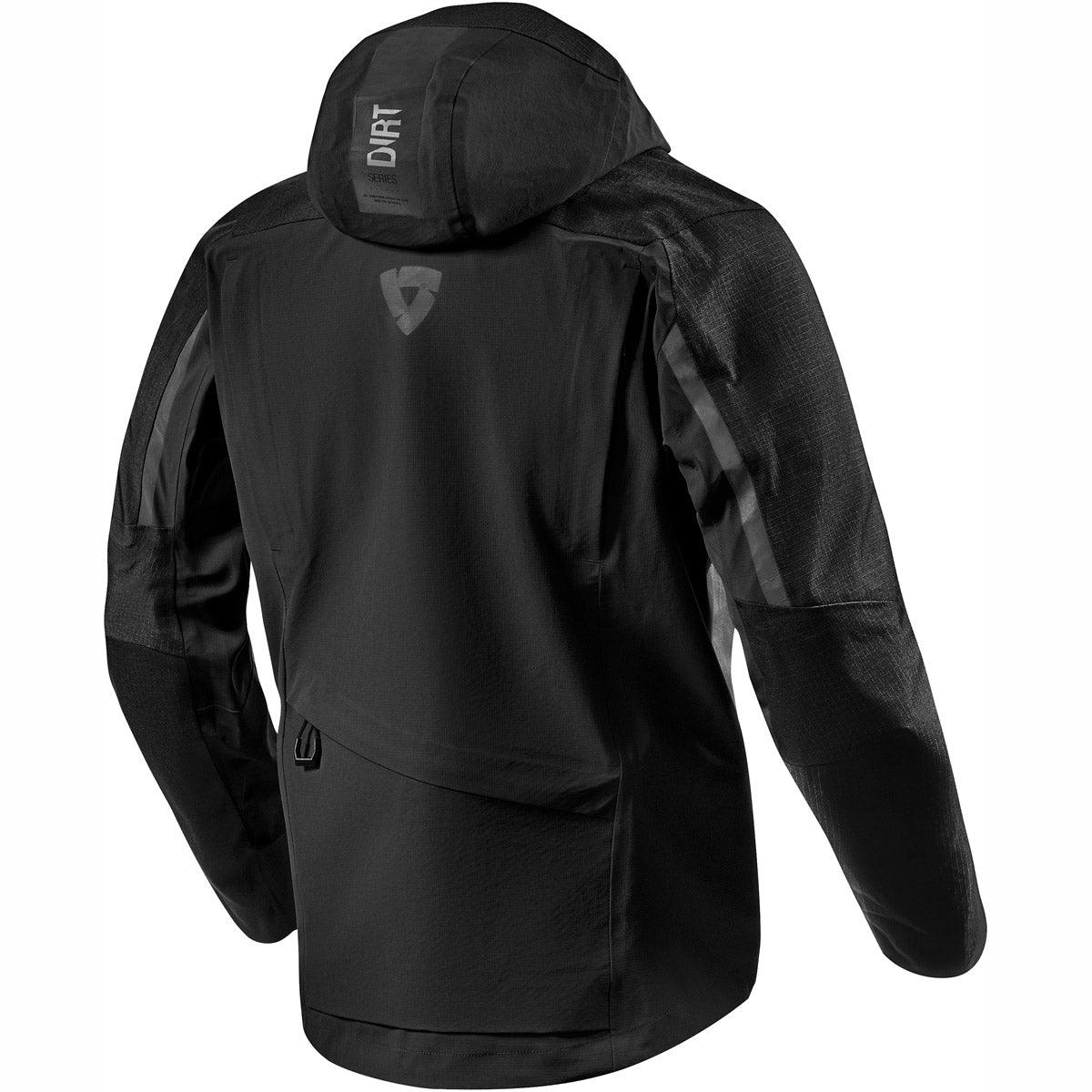 Rev It Component Laminate Jacket H2O WP Black - Motorcycle Clothing