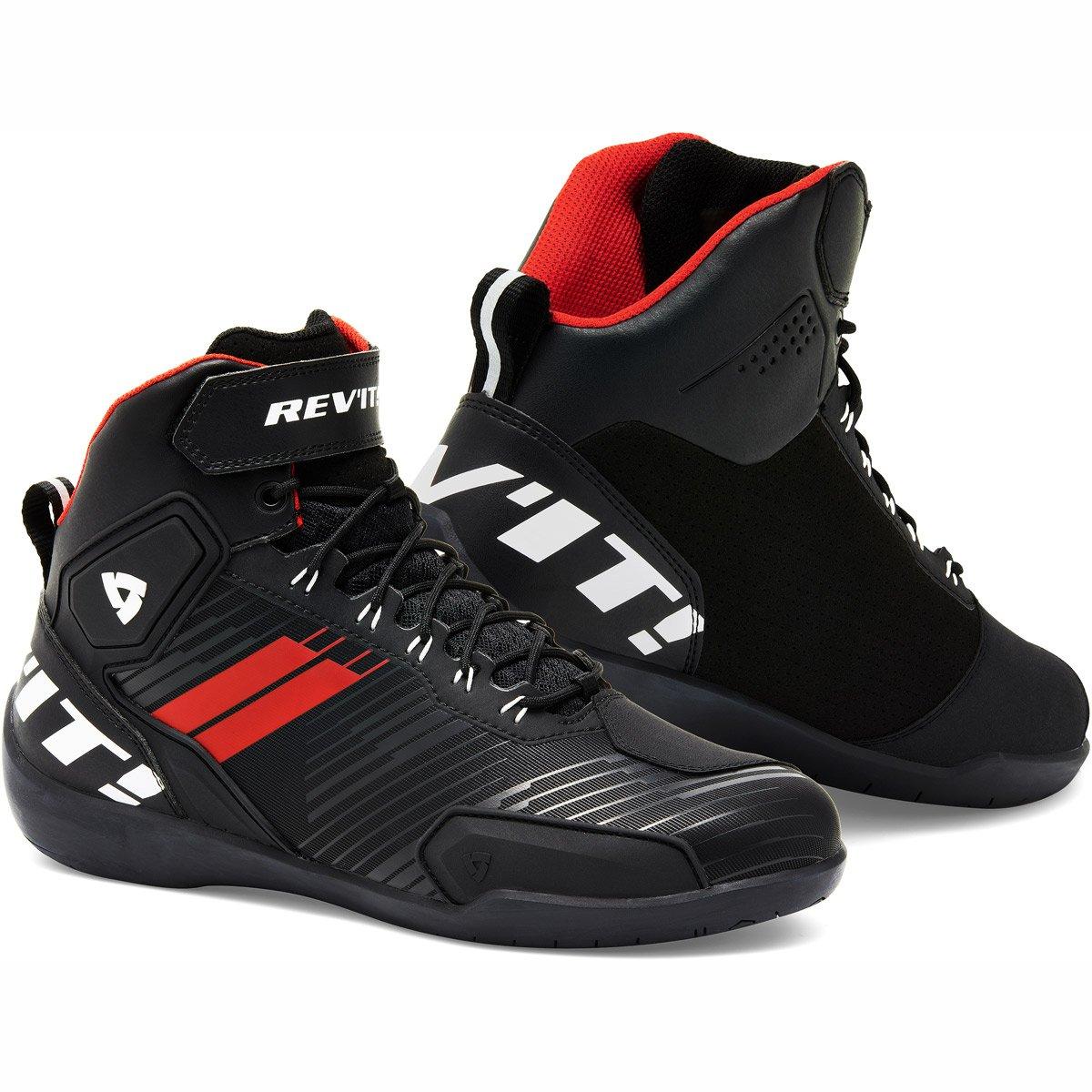Rev It! G-Force Shoes Black Neon Red 47