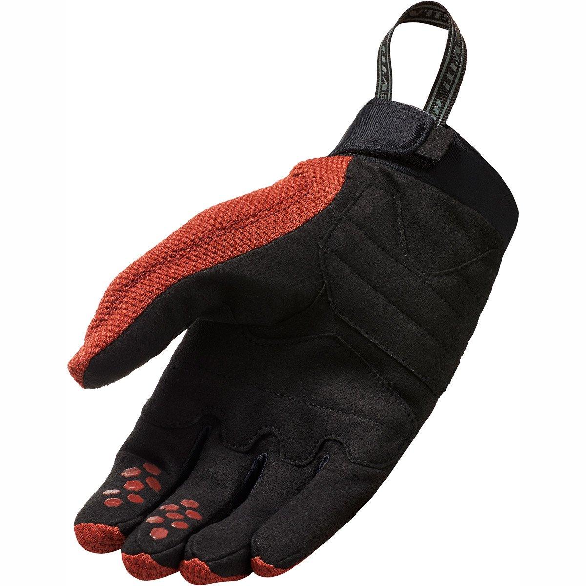 Rev It! Massif Gloves Burgundy Red - Mesh Motorcycle Gloves