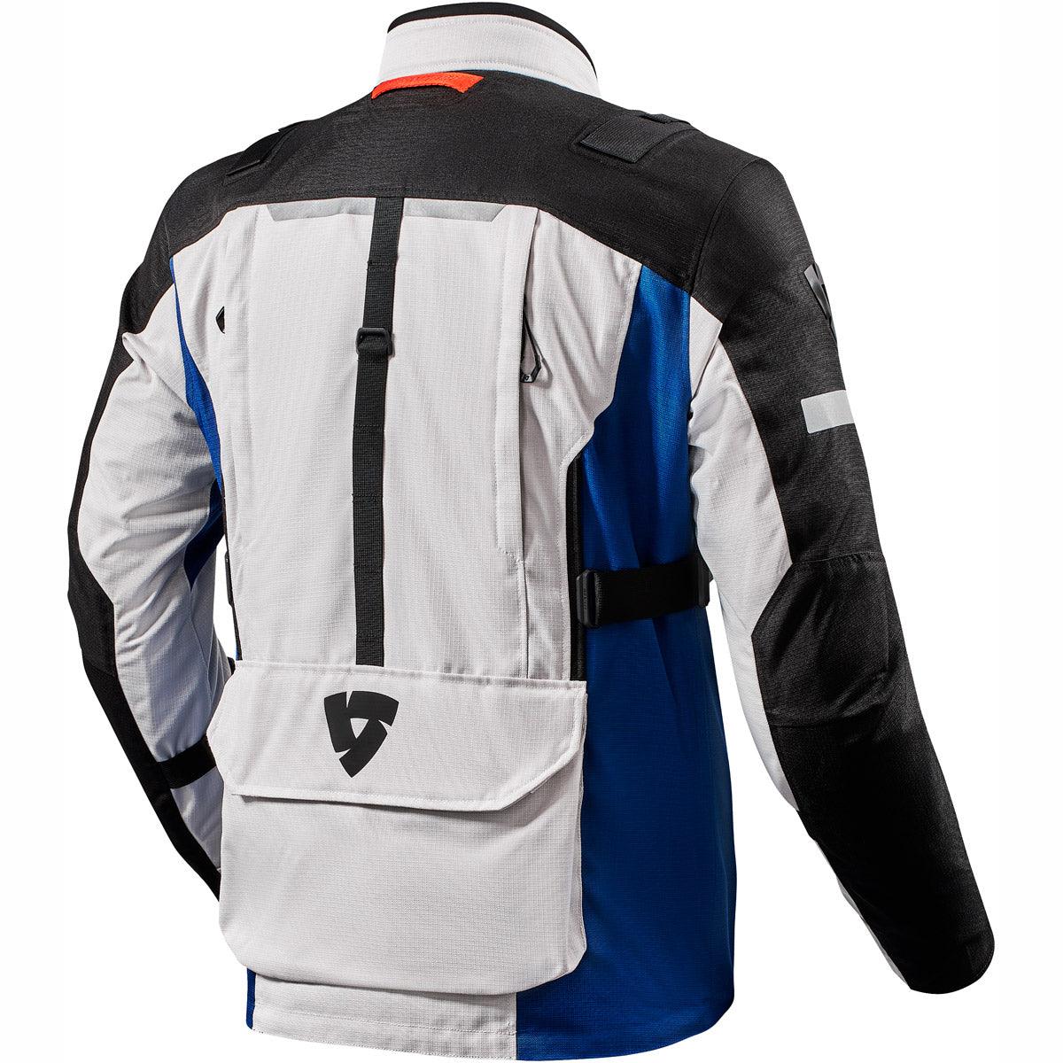 Rev It Sand 4 Jacket 3L H2O WP Silver Blue - Motorcycle Clothing