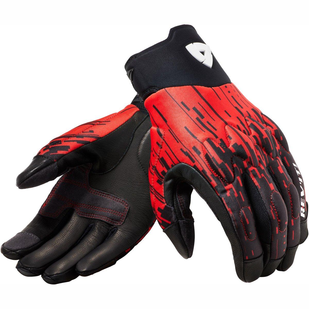 Rev It! Spectrum Gloves Black Neon Red 4XL
