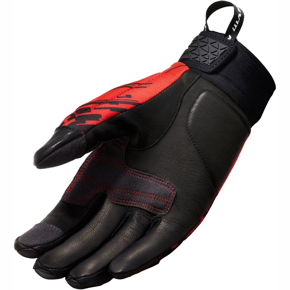 Rev It! Spectrum Gloves Black Neon Red - Summer Motorcycle Gloves